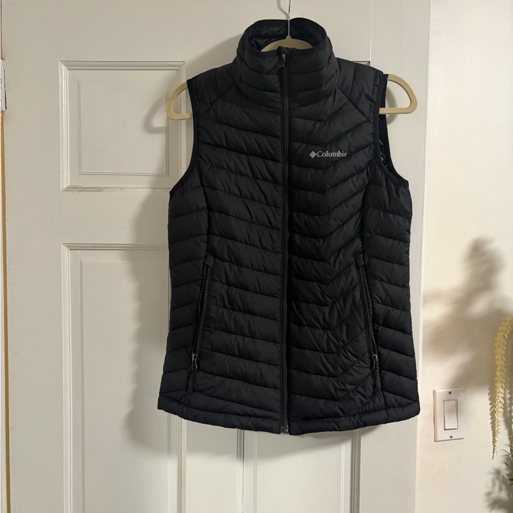 Columbia Quilted Black Vest